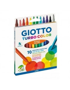 Marcador Giotto Turbo 40100 Es X 10 Colores