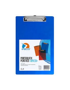 Porta Block Ezco Plastico Traslucido Oficio