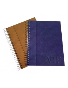 Cuaderno Asamblea Rayado 22x29,7 T/d A4 Vip Cuero 80 Hjs...