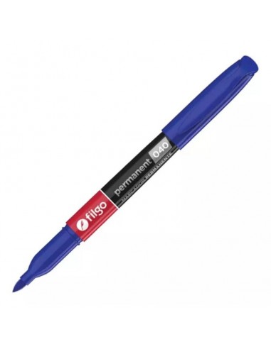Marcador Filgo Permanente 040 Fino Azul