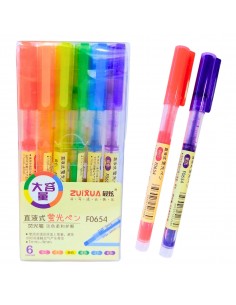 Resaltador Colours Tipo Roller Varios Colores 23235 X 6