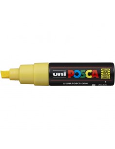 Marcador Posca Pc-8k Punta Chanfle B.yellow