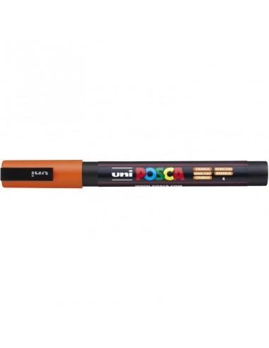Marcador Posca Pc-3m Punta Mediana Color Naranja