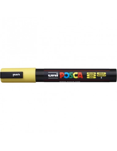 Marcador Posca Pc-5m Punta Gruesa Yellow