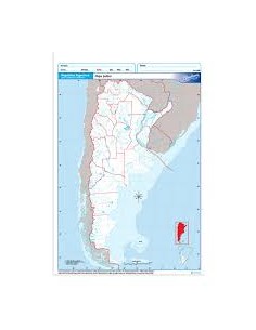 Mapa Argentina Politico N5 Alfa