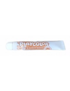 Tempera Playcolor Pomo Color Marron 8 Cc 10x40 X Unidad