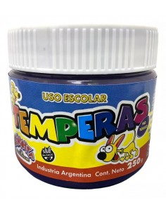 Tempera Señorita 250 Gr Negro
