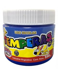 Tempera Señorita 250 Gr Azul Medio