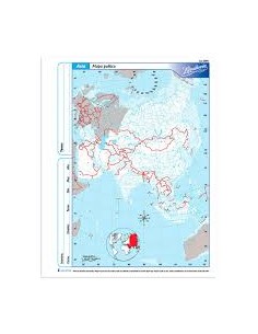 Mapa Asia Politico N3 Alfa