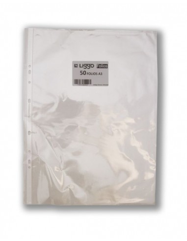 Folio Liggo A3 297×420 Bolsa X 50 Unidades