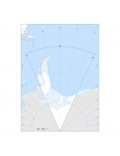 Mapa Antartida Argentina Politico N3 Alfa