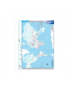 Mapa Planisferio Politico N3 Alfa