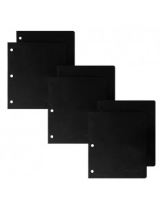 Carpeta Ezco Fibra Negra N3 (tapa)