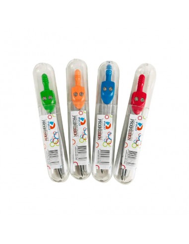 Compas Ezco Metalico En Estuche