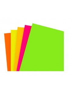 Papel Afiche Naranja Fluor