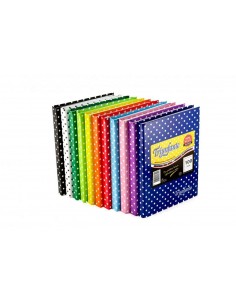 Cuaderno Rivadavia Rayado Monitor 16x21 Lunares Verde 50...