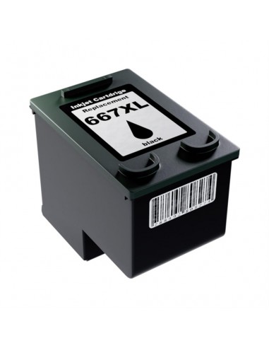 Cartucho Evertec 667xl Bk Negro