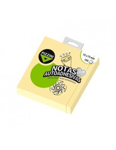 Notas Adhesivas Pizzini Amarillo Na7575100 75 X 75 Mm X...
