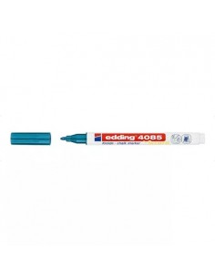 Marcador Edding Tiza Liquida E4085 Azul Claro