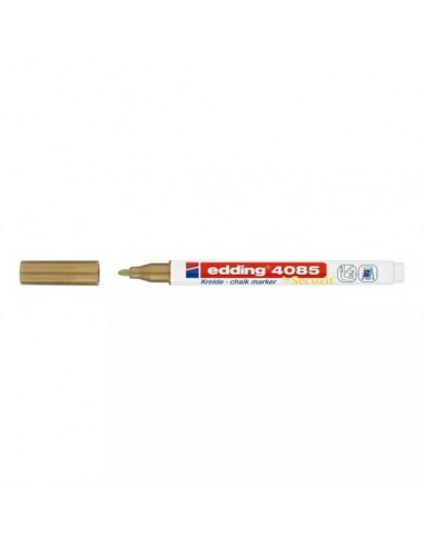 Marcador Edding Tiza Liquida E4085 Oro