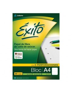 Block Husares Rayado A4 5 Perforaciones X 80 Hjs
