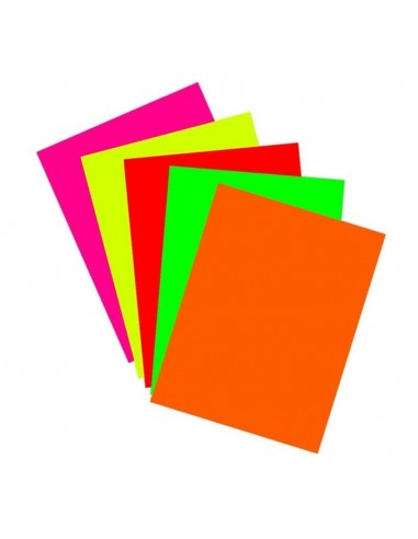 Cartulina Coral Fluo