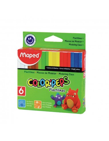 Plastilina Maped Color Pep´s X 6 Unid