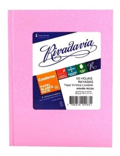 Cuaderno Rivadavia Rayado Monitor 16x21 T/d Araña Rosa 50...