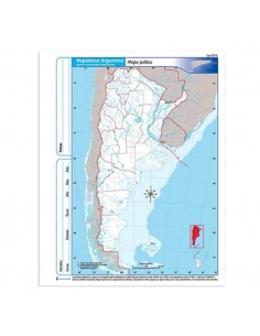 Mapa Argentina Politico N6 Alfa