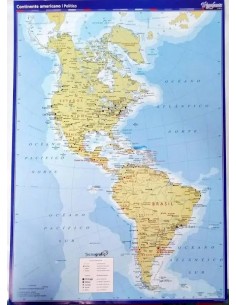 Mapa America Politico N6 Alfa