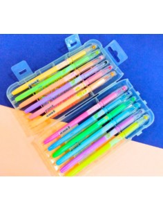 Boligrafo Colours Punta Aguja Colores En Estuche 26177 X 12