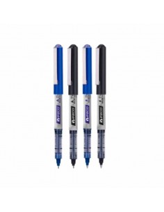 Boligrafo Ezco De Tinta Liquida A Type 0.5 Roller Ball Negro