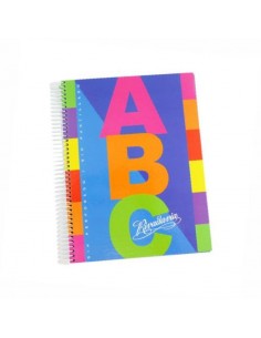 Cuaderno Rivadavia Rayado Escolar A4 Abc Espiralado 60...
