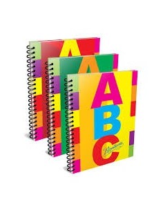 Cuaderno Rivadavia Cuadriculado A4 Escolar Abc Espiralado...