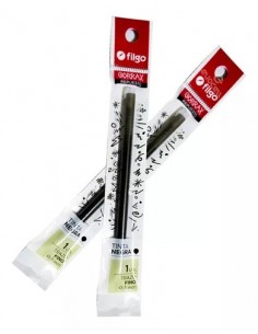 Repuesto Filgo Roller Gel Borrable Borrax Negro