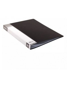 Carpeta Con Folios Luma A4 Tapa Negra X 10 Folios