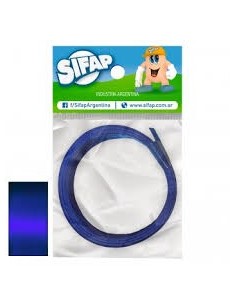 Cinta De Raso 25 Mm Azul Francia X 3 Metros