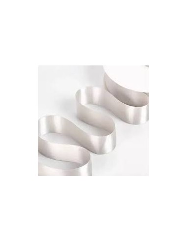 Cinta De Raso 25 Mm Blanco X 3 Metros