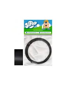 Cinta De Raso 5 Mm Negro X 3 Metros