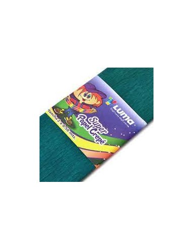 Papel Crepe Verde Oscuro