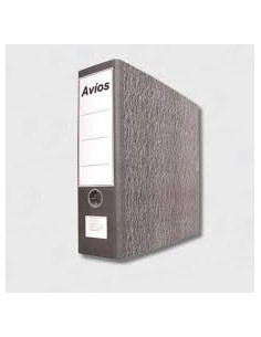 Bibliorato Avios De Carton Gris Palanca Alta Legal 0227