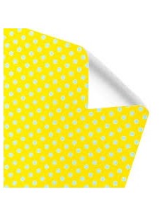 Papel Para Forrar Lunares Amarillo