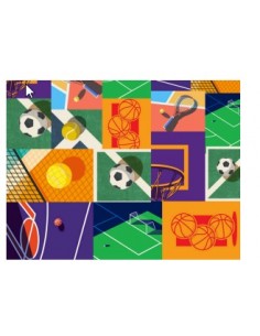 Papel Para Forrar Celeste Pelotas Deportivas