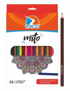 Lapices De Colores Ezco X 36
