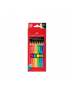 Ecolapiz De Color Neon 120410n Estuche X 10 Faber-castell...