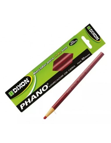 Lapiz De Cera Dixon Rojo