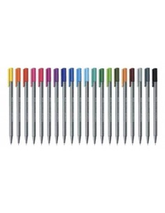 Microfibra Staedtler Triplus Fineliner 24 Rojo Escarlata