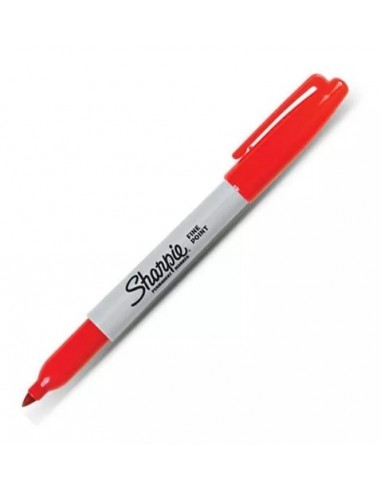 Marcador Sharpie Punta Fina Rojo