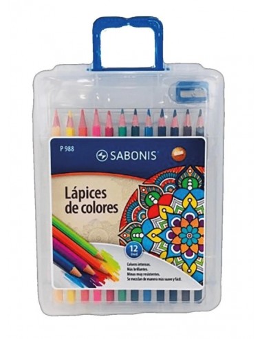 Lapices Bicolor Sabonis Largo Estuche...