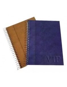 Cuaderno Asamblea Rayado 16x21 Vip Cuero 120 Hjs 03 0064